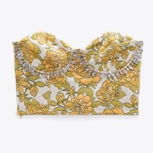 Zara Jewel Jacquard Corset